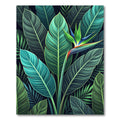Lush Vibrant Tropical Bird of Paradise Rug