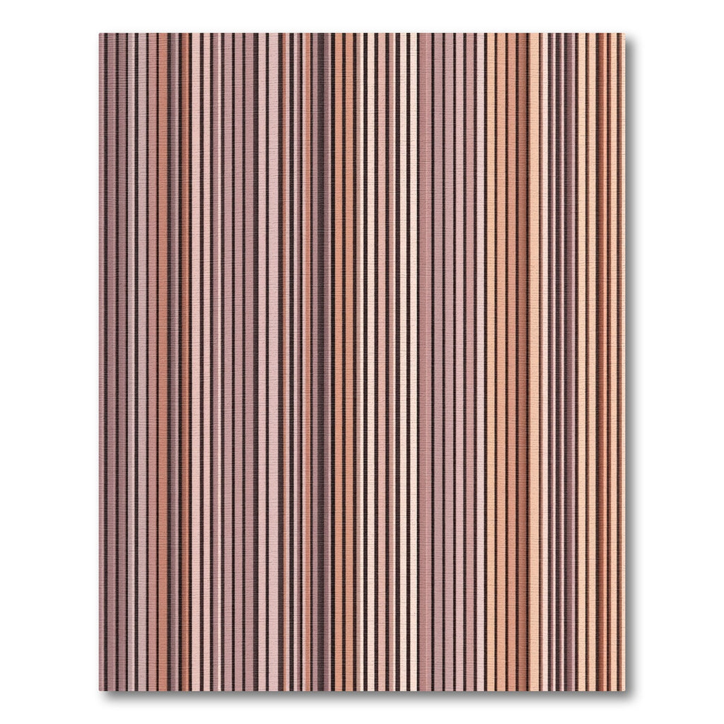 Blush Rose Vertical Striped Rug
