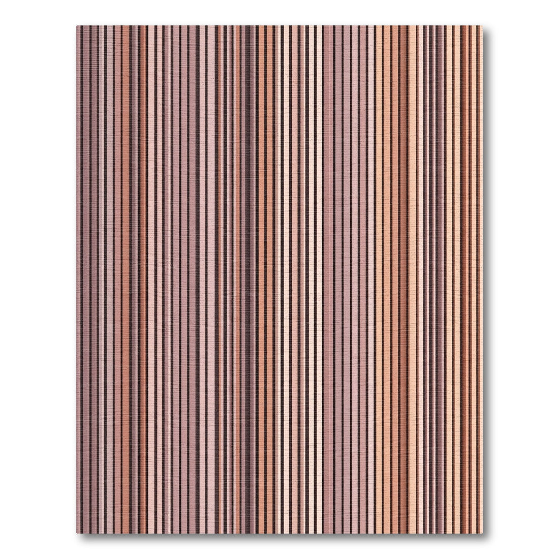 Blush Rose Vertical Striped Rug