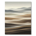 Minimalist Earthy Tone Abstract Sand Dune Rug