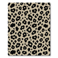 Classic Beige Black Animal Spots Rug