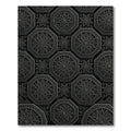Dark Gray Intricate Octagonal Star Rug