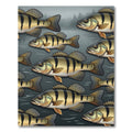 Yellow Perch Fish Schooling Waters Rug