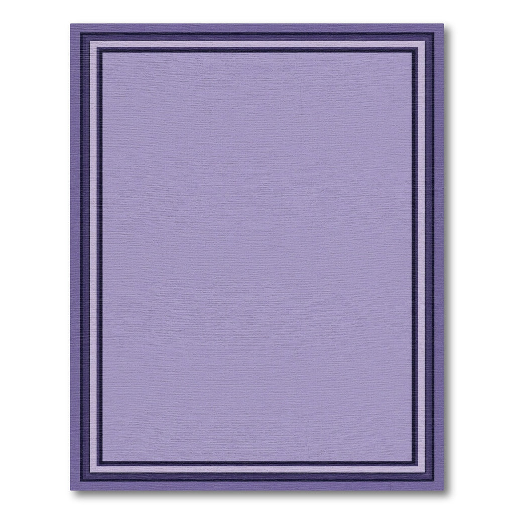 Amethyst Rectangular Border Frame Rug