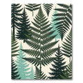 Lush Forest Fern Evergreen Botanical Rug