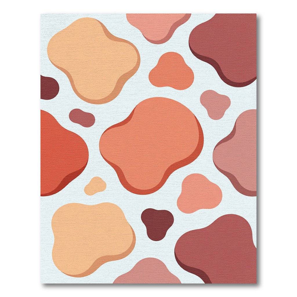 Earth Tone Blob Abstract Rug