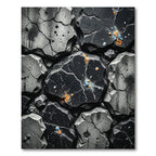 Cracked Stone Aggregate Splatter Rug
