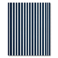 Deep Blue Stripe Art Rug