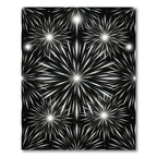 Celestial Monochrome Starburst Radiant Rug