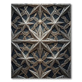 Gilded Celestial Star Filigree Accent Rug