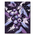 Sophisticated Purple Vineyard Grape Cluster Rug