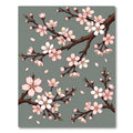 Elegant Pink Cherry Blossom Branch Rug