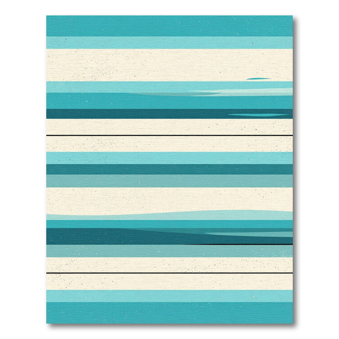 Coastal Horizontal Stripe Rug