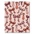 Rose Pink Ties and Bows Rug