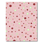 Pink Polka Dot Scatter Rug
