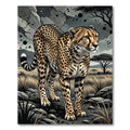 Cheetah Spot Safari Animal Landscape Rug