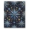 Celestial Blue Starry Night Constellation Rug
