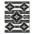 Monochrome Geometric Southwestern Diamond Art Rug