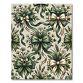 Sage Green Ribbon and Daisy Meadow Rug