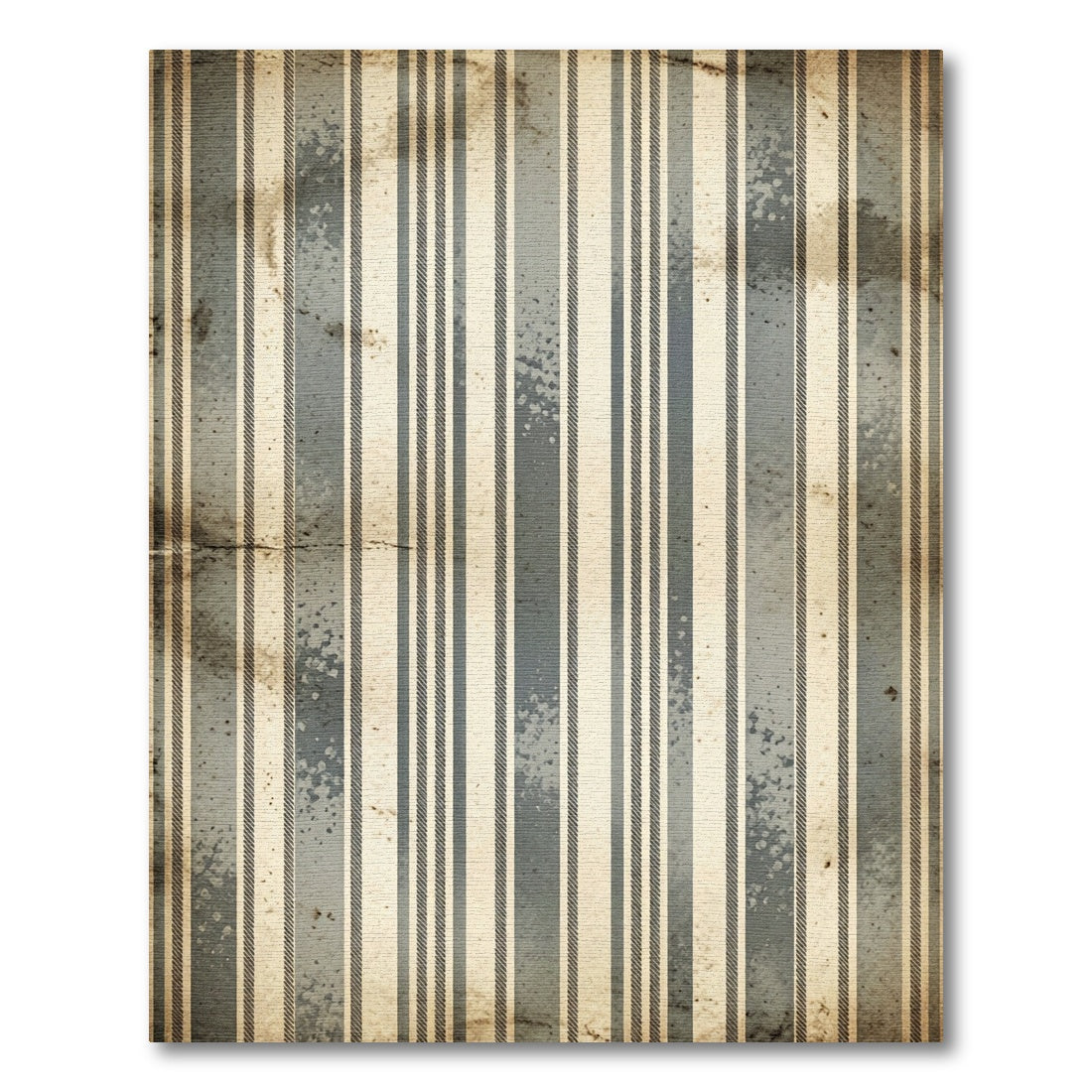 Vintage Tonal Stripe Texture Rug