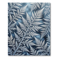 Frosty Blue Fern Botanical Foliage Rug