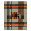 Rustic Autumn Plaid Cottage Area Rug