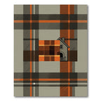 Rustic Autumn Plaid Cottage Area Rug