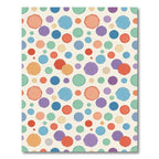Playful Multicolored Speckled Polka Dot Rug