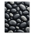 Monochromatic Smooth Stone Collection Rug