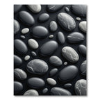 Monochromatic Smooth Stone Collection Rug