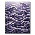 Deep Purple Dynamic Swirls Rug