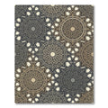 Golden Tan Intricate Star Medallion Rug