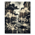 Urban Graffiti Street Art Rug