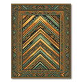 Geometric Aztec Tribal Chevron Rug