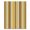 Modern Golden Ochre Linear Stripe Rug