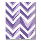Modern Lavender Chevron Geometric Rug