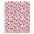 Red Rose Polka Dot Scatter Rug