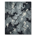 Crackled Concrete Splatter Grunge Rug