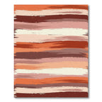 Earthy Brushstroke Stripe Rug