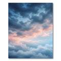 Stormy Clouds Swirl Sunset Hues Rug