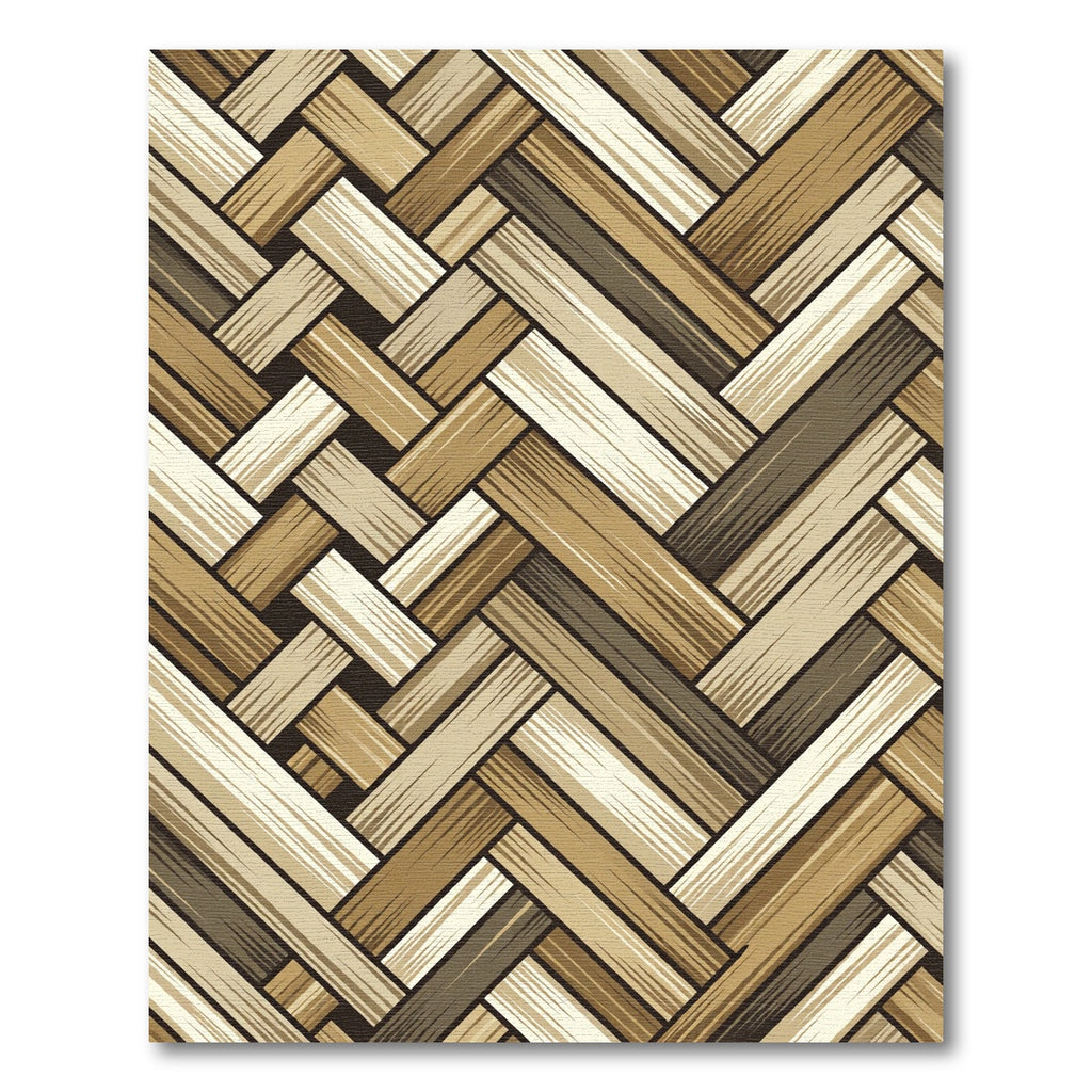 Earthy Tones Woven Herringbone Rug