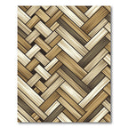 Earthy Tones Woven Herringbone Rug