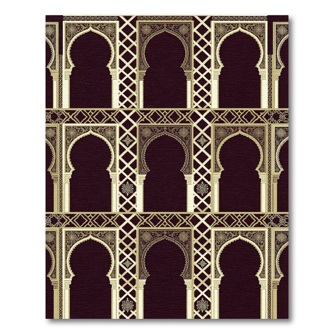 Imperial Golden Arch Lattice Rug