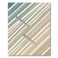 Modern Diagonal Stripe Earth Tone Rug