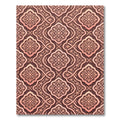 Rose Gold Quatrefoil Arabesque Pattern Rug