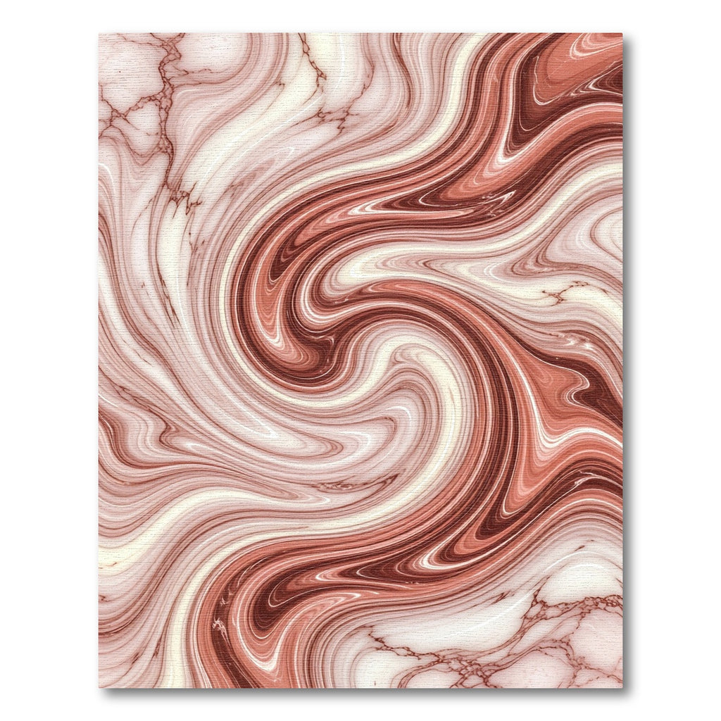 Rose Gold Swirl Marble Texture Rug