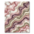Rose Gold Veined Agate Swirl Rug