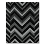 Monochromatic Chevron Segment Rug
