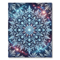 Celestial Frozen Starry Winter Mandala Rug