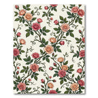 Vintage Rose Garland Floral Arrangement Rug